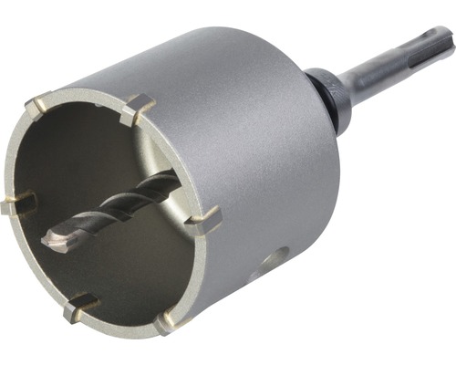 Hartmetall Bohrkrone Ø 70 mm M22 mit SDS-Plus Adapter für Beton Stein 