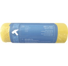 Müllbeutel Extra gelb 60 L 25er Pack-thumb-0