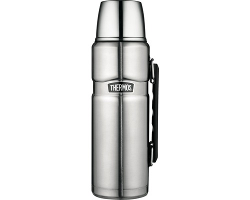 Isolierflasche THERMOS, Edelstahl mattiert 1,2 l, Drehverschluss, 12 Stunden heiß, 24 Stunden kalt, BPA-Free-0