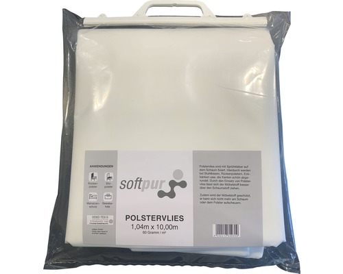 Polstervlies SOFTPUR 1,04x10 m 60g/m2