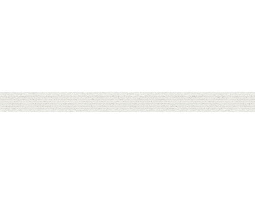 Bordüre Vlies Streifen weiß/grau glitzer 5 m x 5 cm-0
