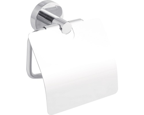 tesa Toilettenpapierhalter mit Deckel SMOOZ chrom