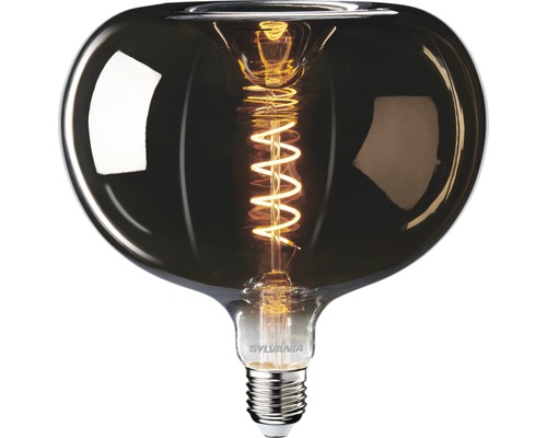 LED Globelampe G190 E27/4W(16W) dimmbar Filament schwarz 150 lm 2000 K warmweiß