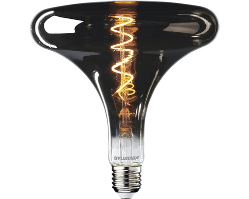 LED Lampe T180 E27/4W(16W) dimmbar Filament schwarz 150 lm 2000 K warmweiß Reflektorform