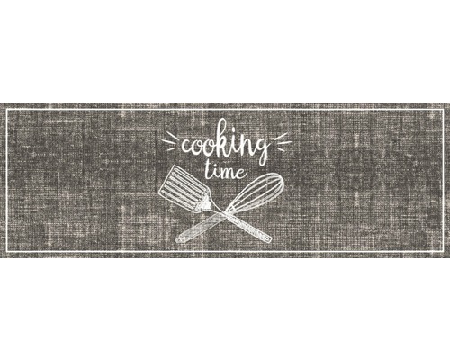 Fußmatte Schmutzfangmatte Cook&Wash Cooking Time beige 50x150 cm