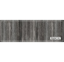 Fußmatte Schmutzfangmatte Cook&Wash kitchen wood anthra 50x150 cm-thumb-0