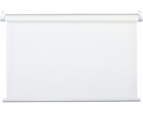 Klemmrollo Flex mit Seitenverspannung ohne Bohren oben und unten frei verstellbar uni weiß 40x130 cm inkl. Klemmträger