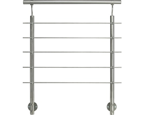 Gelander Komplettset Pertura Edelstahl V2a Mit Funf Edelstahlstabe Fur Seitenmontage B 1 50 M Bei Hornbach Kaufen