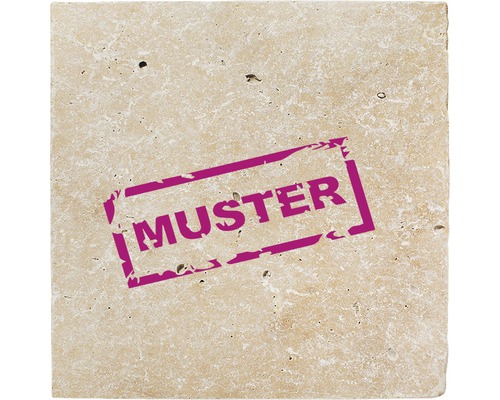 Muster zu Flairstone Travertin Terrassenplatte Roma