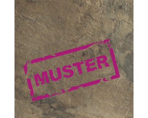 Muster zu Flairstone Feinsteinzeug Terrassenplatte Stone braun
