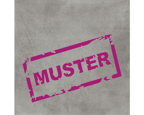 Muster zu Flairstone Feinsteinzeug Terrassenplatte Concrete grau