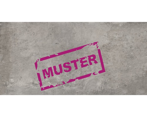 Muster zu Flairstone Feinsteinzeug Terrassenplatte Loft grey