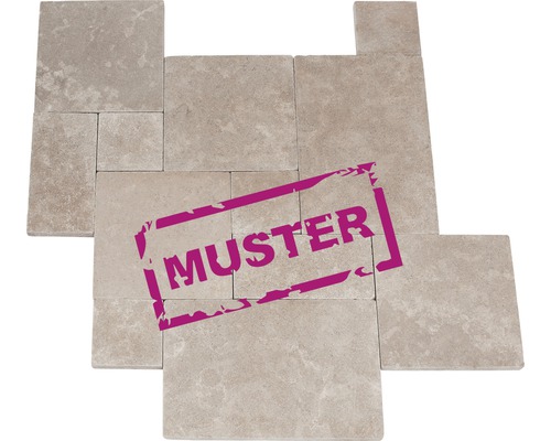 Muster zu Flairstone Kalkstein Terrassenplatte Tripoli