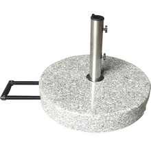 Schirmständer Granit 60 kg granit geeignet für Schirme mit Stockdurchmesser 38 mm /48 mm inkl. 2x Adapter-thumb-1