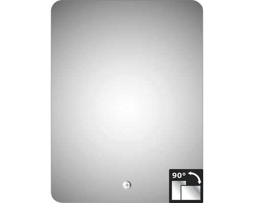 LED Badspiegel Silver Moon 60x80 cm IP 24 (spritzwassergeschützt)