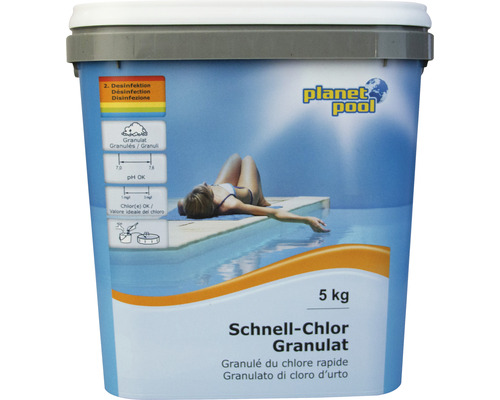 Schnell-Chlor-Granulat Planet Pool 5 kg zur Hoch- und Schnellchlorung