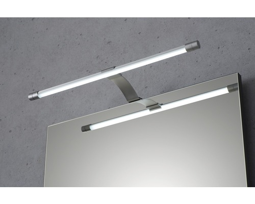 LED Aufsatzleuchte pelipal Twin Capri 40 cm silber