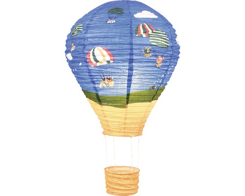 Kinderzimmerleuchte Papierballon Kizi bunt Ø 350 mm ohne Fassung + Aufhängung