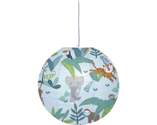 Kinderzimmerleuchte Papierballon Dschungeltiere Ø 400 mm ohne Fassung + Aufhängung