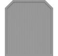 Sichtschutzelement Basic Line Typ J, Grau, 180 x 210/180 cm