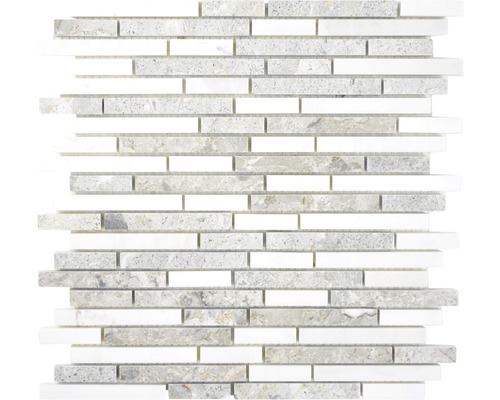 Mosaik XNM MV678 30,5x30,5 cm Verbund Grey/white