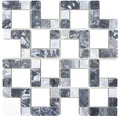 Mosaik XNM MC749 30,5x30,5 cm Kombination Stein mix