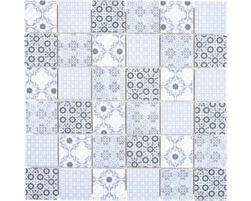 Keramikmosaik CD CL48B Quadrat Classico 29,7x29,7 cm blau