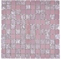 Keramikmosaik CG GA8 Quadrat gaku 31,6x31,6 cm pink