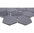 Keramikmosaik HX 09059 Hexagon 32,5x28,1 cm mix schwarz R10B