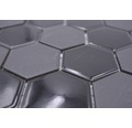 Keramikmosaik HX 09059 Hexagon 32,5x28,1 cm mix schwarz R10B