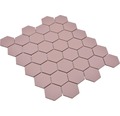 Keramikmosaik HX AT54 Hexagon Uni klinkerrot R1