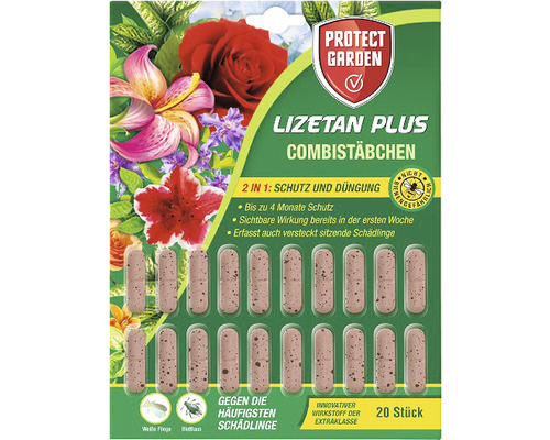 Combistäbchen gegen Pflanzenschädlinge Protect Garden Lizetan Plus 20 Stk.-0