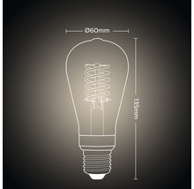 Philips hue LED Lampe Filament White dimmbar klar E27/7W(50W) 550 lm 2100 Licht warmweiß ST64 - Kompatibel mit SMART HOME by hornbach-thumb-3