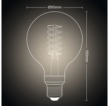 Philips hue LED Lampe Filament White dimmbar klar E27/7W(50W) 550 lm 2100 Licht warmweiß G93 - Kompatibel mit SMART HOME by hornbach-thumb-3