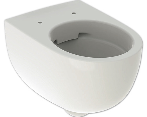 Wand-WC GEBERIT Renova Comfort Tiefspüler ohne Spülrand erhöht weiß ohne WC-Sitz 500694011
