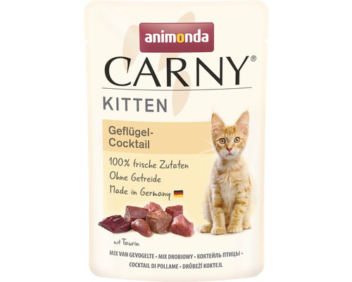 Katzenfutter nass animonda Carny Kitten Geflügel 85 g-0