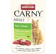 Katzenfutter nass animonda Carny Adult Rind & Strauß 85 g-thumb-0