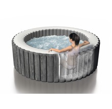 Aufblasbarer Whirlpool Intex Pure Spa 128440 Bubble Massage grau-thumb-9
