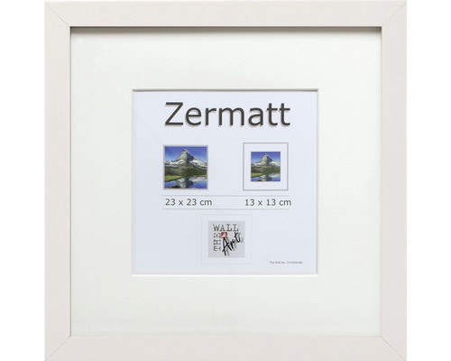 Objektrahmen Zermatt weiß 23x23 cm-0