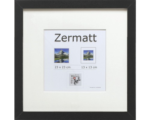 Objektrahmen Zermatt schwarz 23x23 cm-0
