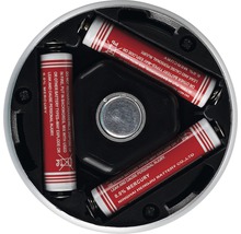 Nachtlicht Florenz silber Batteriebetrieb inkl. Batterien-thumb-1