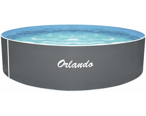 Aufstellpool Stahlwandpool Marimex Orlando Ø 366 Höhe: 107 cm ohne Zubehör grau