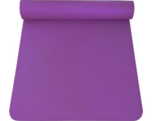 Anti-Rutsch-Matte Fitnessmatte Yogamatte violett 65x185 cm