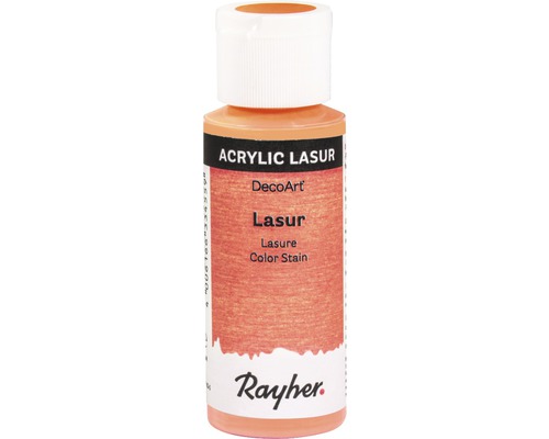 Acryl-Lasur, Effekt, 59ml, aprikot