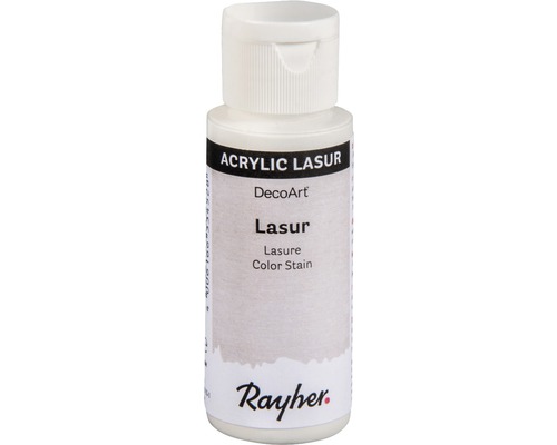 Acryl-Lasur, Effekt, 59ml, weiß