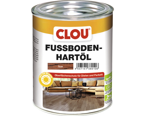 CLOU Fußboden Hartöl teak 750 ml-0