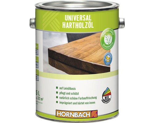 HORNBACH Universal Hartholzöl farblos 2.5 l-0