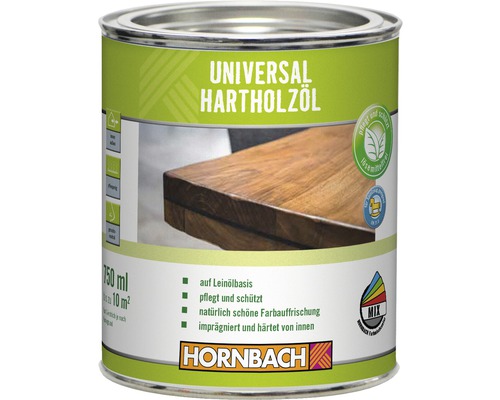 HORNBACH Universal Hartholzöl farblos 750 ml-0