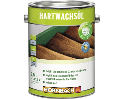HORNBACH Hartwachsöl farblos 2.5 l-0