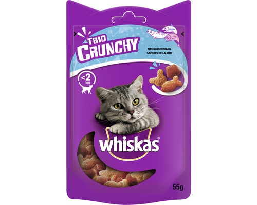 Katzensnack whiskas Trio Crunchy Fisch 55 g